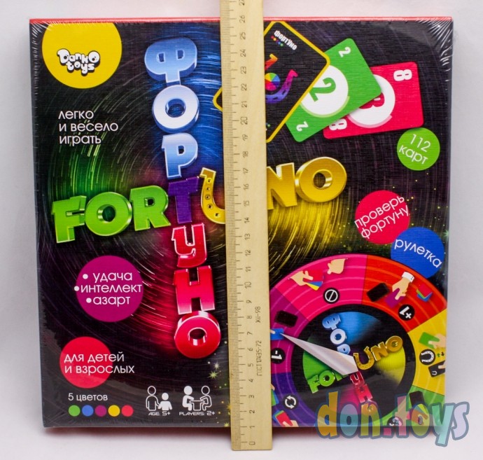 ​Настольная игра серия «ФортУно» (112 карт + рулетка), арт. UF-02, фото 2