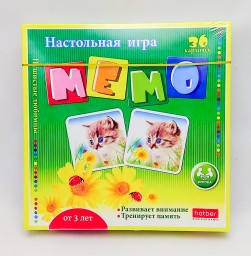 ​Настольная игра Мемо "Пушистые любимцы", 36 карточек, арт. 11096
