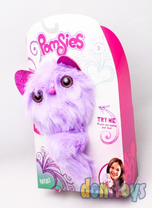 Интерактивная игрушка Кошечка PomSies, звуковые эффекты, светятся глазки, арт. 661-13, фото 1