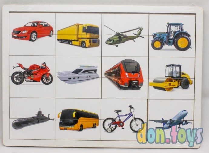 ​Карточки Домана с пазлами «Транспорт», арт. 4276131, фото 3