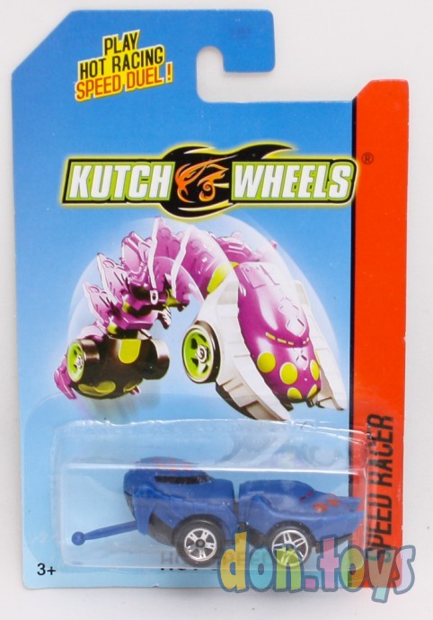 Машинка синяя гнущаяся "Kutch Whells" для треков и паркингов "Kutch Whells", фото 1