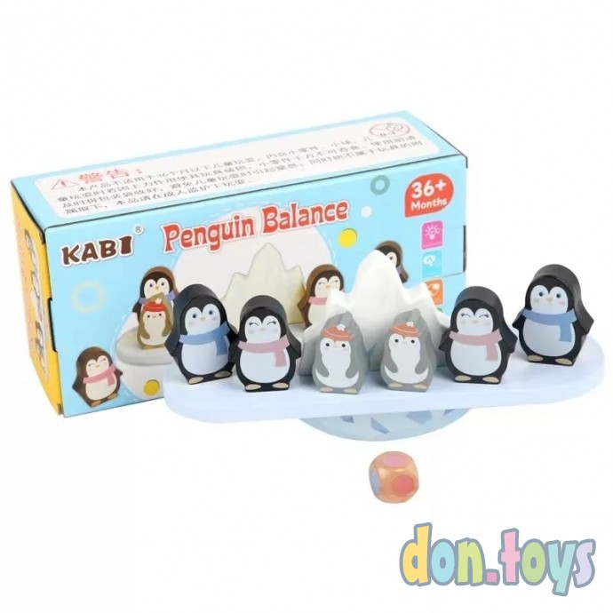 ​Деревянная игра Балансир. Пингвины, фото 2