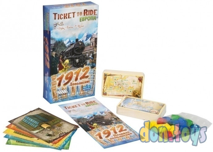​Настольная игра Ticket to Ride: Европа 1912 (дополнение, на русском), арт. 1626, фото 2