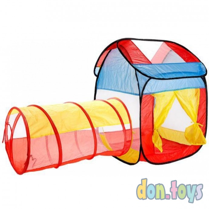 ​Палатка игровая Домик с тоннелем, 2 в 1 Рыжий кот, арт. 200026324, фото 3