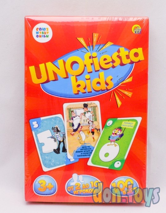 ​Настольная игра UNOfiesta kids (унофиеста кидс), Союзмультфильм арт. 5043, фото 1