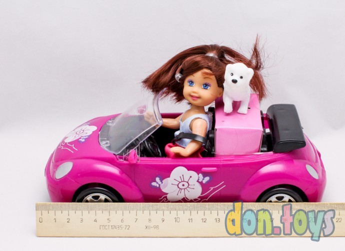 ​Кукла Арина в машине с собачкой, арт. K899-14, фото 7