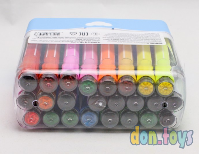 ​Фломастеры 24 цвета "DINO" со штампами, арт. M-5082-24, фото 5