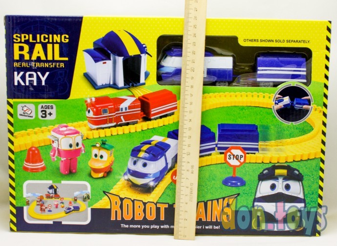​Железная дорога Robot Trains, Kay, на батарейках, фото 3