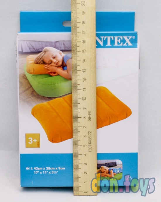 ​Intex Надувная подушка цветная, арт. 68676 NP, фото 3
