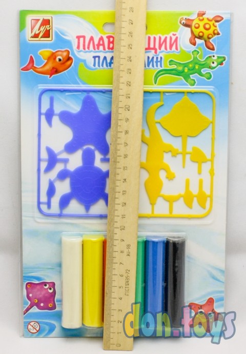 ​Пластилин плавающий 6 цветов пластмассовыми деталями, арт. 23С 1435-08, фото 2