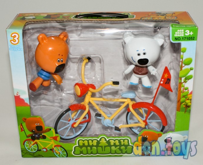 Игровой набор "Ми-ми-Мишки" с велосипедом, фото 1