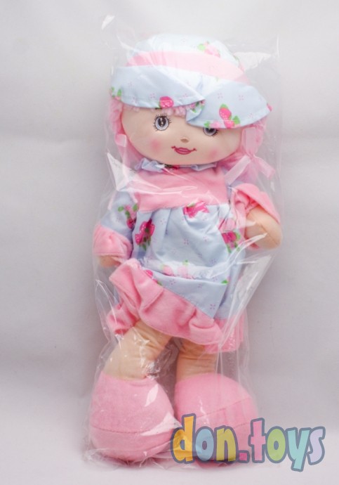 ​Кукла мягкая 36 см в шляпке, в пакете, арт. 38940, фото 1