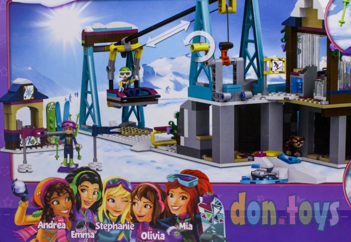​Конструктор LELE The Girl Горнолыжный курорт: Подъемник 37028 (Аналог LEGO Friends 41324) 632 детал, фото 13