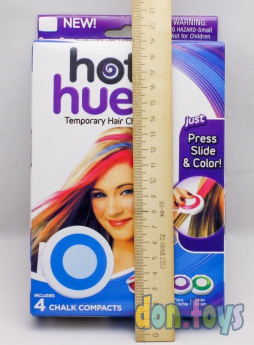 ​Мелки для волос Hot Huez, 4 шт. арт. 0053, фото 5