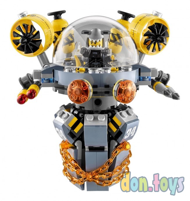 ​Конструктор Ninjago Movie Bela 10725 (аналог Lego 70610) "Летающая подводная лодка" 368 деталей, фото 4