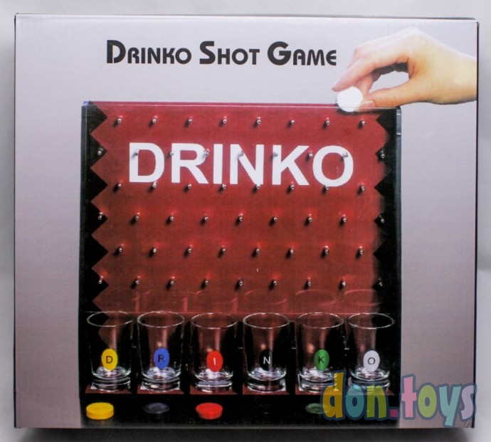 ​Пьяная игра "Drinko", 6 стопок, 26 х 28 см, арт. 425974, фото 1
