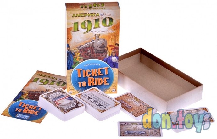 ​Настольная игра Ticket to Ride: Америка 1910 (дополнение), арт. 915538, фото 2