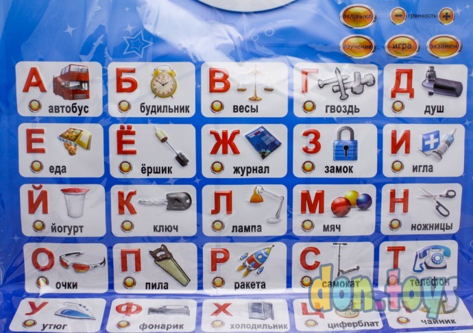 ​Обучающий говорящий плакат Азбука, на русском языке, арт. 0041, фото 2