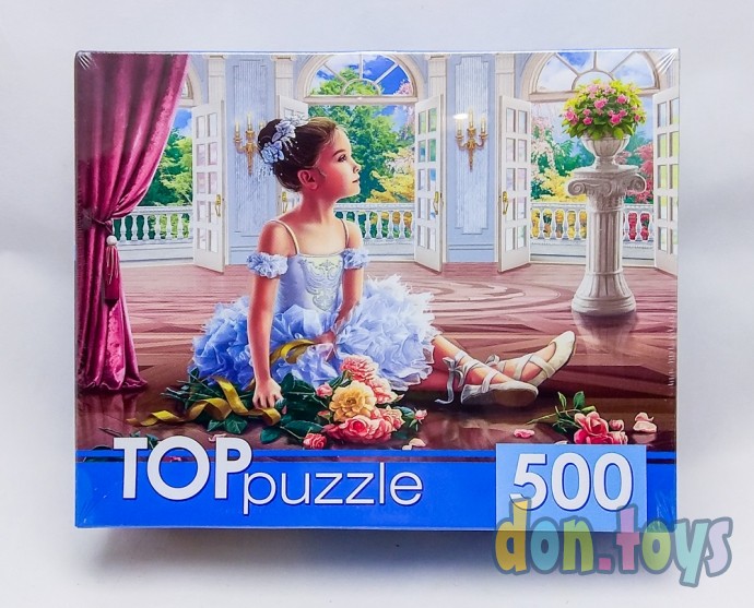 ​TOPpuzzle Пазлы 500 элементов, Балерина с букетом, арт. ХТП500-5731, фото 1