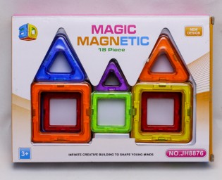 Магнитный конструктор Magic Magnetic, 18 деталей, арт. JH8876