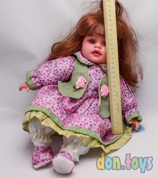 ​Кукла мягкая в платье музыкальная, арт. 125-16, фото 5