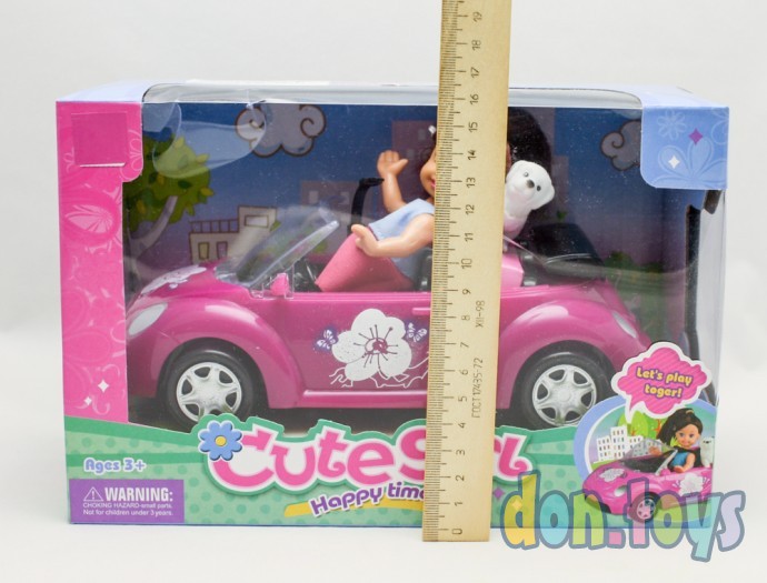 ​Игровой набор Кукла с машиной и собачкой, фото 2