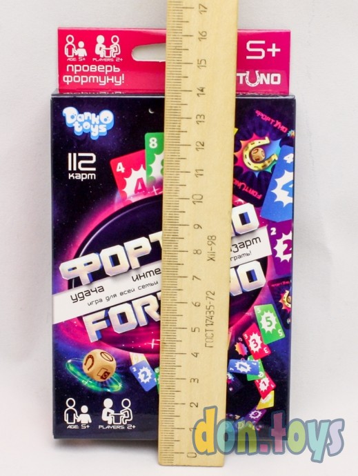 ​Настольная игра Фортуно, 112 карт+кубик, арт. UF-03, фото 2