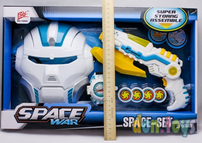 ​Игровой набор Space War, маска, бластер, часы-дискомет, арт. 6610C-4, фото 2
