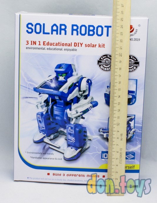 ​Робот конструктор на солнечных батареях (трансформер 3 в 1), Solar Robot, фото 3
