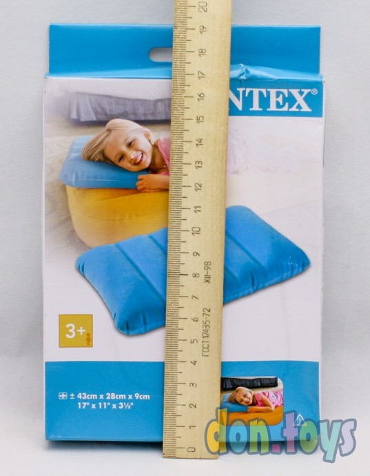 ​Intex Надувная подушка цветная, арт. 68676 NP, фото 2