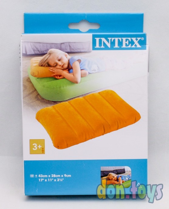 ​Intex Надувная подушка цветная, арт. 68676 NP, фото 1