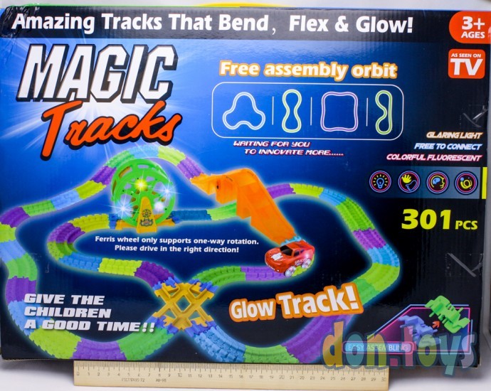 Трек Magic Tracks на 301 деталь с колесом, арт. 8225, фото 1