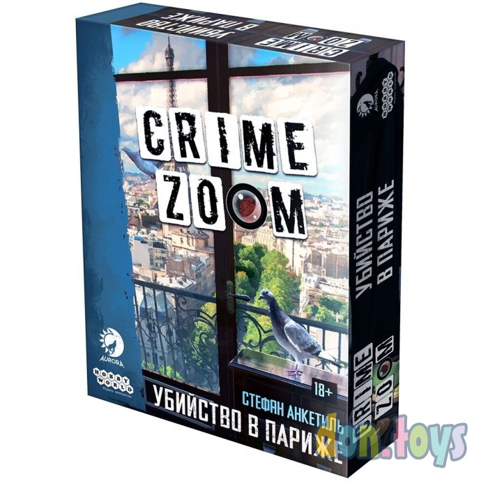 ​Настольная игра Crime Zoom: Убийство в Париже (на русском), фото 1