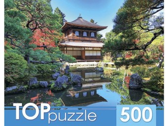 ​TOPpuzzle Пазлы 500 элементов, Красивая пагода, арт. КБТП500-6808