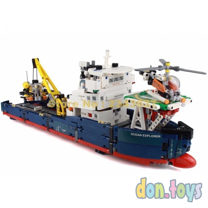 ​Конструктор Decool 3370 2 в 1 Исследователь океана, 1342 деталь, (аналог Lego Technic 42064), фото 6