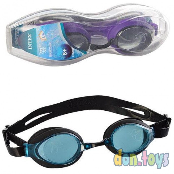 ​Очки для плавания Pro Racing Goggles, 3 цвета, Intex арт. 55691, фото 1