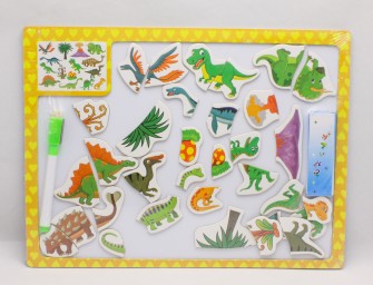 ​Доска магнитная с пазлами Динозавры, арт. С 35970