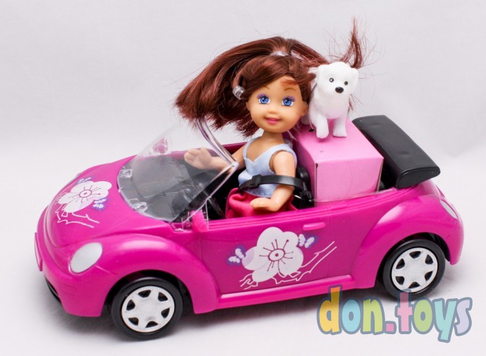 ​Кукла Арина в машине с собачкой, арт. K899-14, фото 1