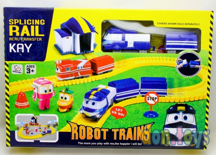 ​Железная дорога Robot Trains, Kay, на батарейках, фото 1