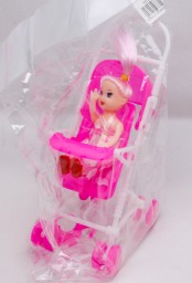 ​Кукла пупс в коляске, арт. Y222-5