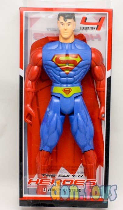 Супер герои большой Супермен, со светом, фото 1