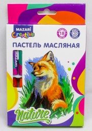 ​Пастель масляная Mazari, 18 цветов, арт. 5246788