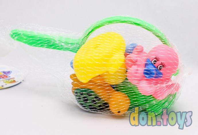 ​Игрушки пищалки для купания Забавная рыбалка, с сачком, арт. НС071320, фото 2