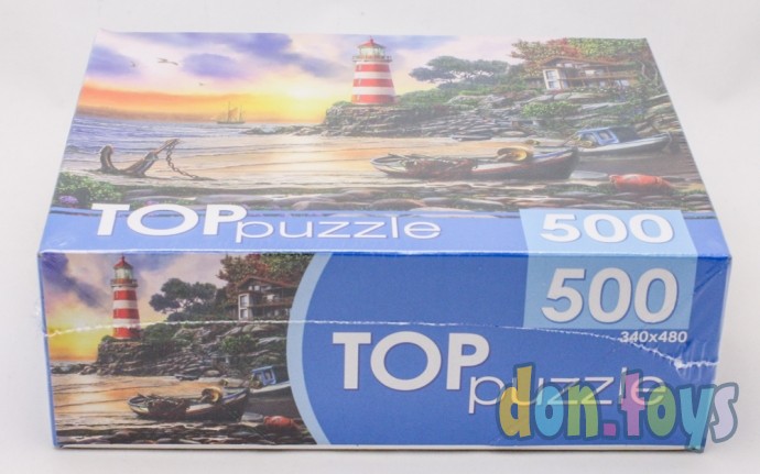 ​TOPpuzzle Пазлы 500 элементов, Вечерний маяк, арт. ХТП500-6821, фото 2