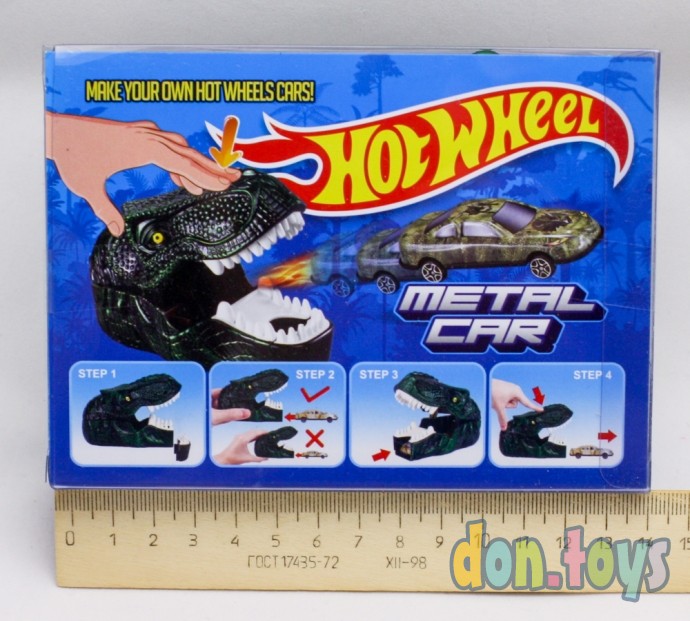 ​Машина hot wheels Динозавр с пусковым устройством, арт. 1988D, фото 5