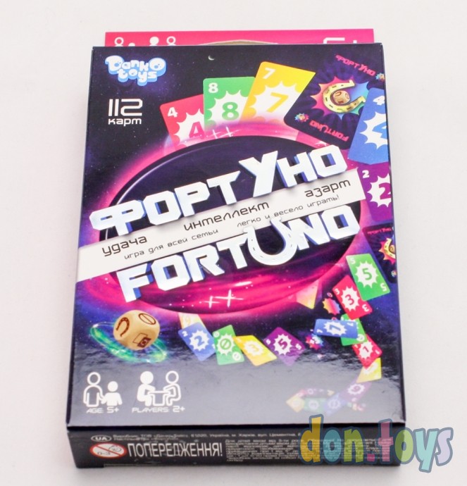 ​Настольная игра Фортуно, 112 карт+кубик, арт. UF-03, фото 4