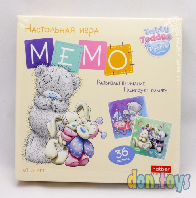 ​Настольная игра Мемо Me ToYou Игрушки, 36 карточек, арт. 22889, фото 1