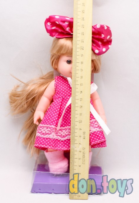 ​Кукла 19 см с бантом на батарейке, арт. 170993, фото 2
