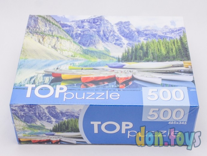 ​TOPpuzzle Пазлы 500 элементов, Альпийское озеро, арт. ГИТП500-4210, фото 3