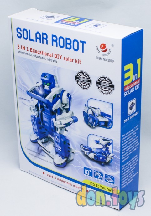 ​Робот конструктор на солнечных батареях (трансформер 3 в 1), Solar Robot, фото 5